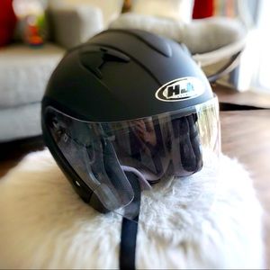 HJC IS33 Matte Black Open Face Helmet